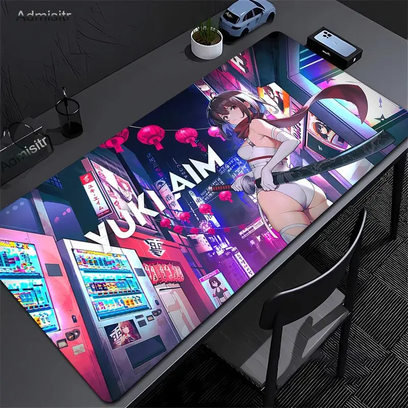 yuki aim kitsune glass mousepad - TikTok Shop