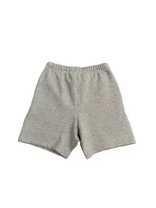 Men Sweatshorts Deep Gray Color Relaxed Oversized Fit, Elastic Drawstring Waist, Casual Streetwear Bottoms for Daily Wear and Leisure Activities