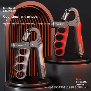 Hand strength training, anti-slip counting, adjustable hand grip trainer.