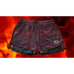 Men's Blood Red Compression Liner Shorts V3