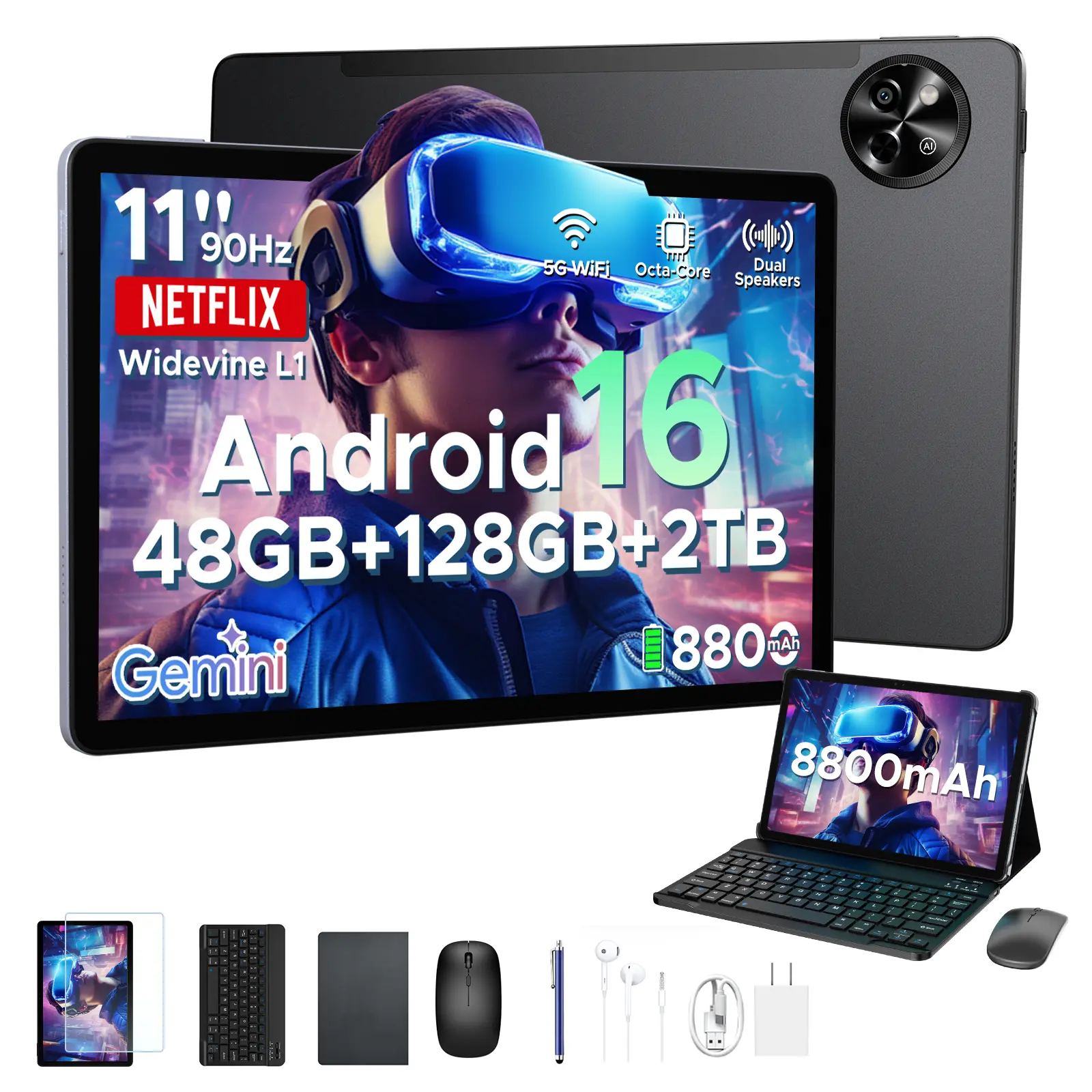 POCKAM P10 Android16 10インチ タブレット Gemini 楽天市場】【数限定4000円オフ 6部品付属】POCKAM P10 Android16 10