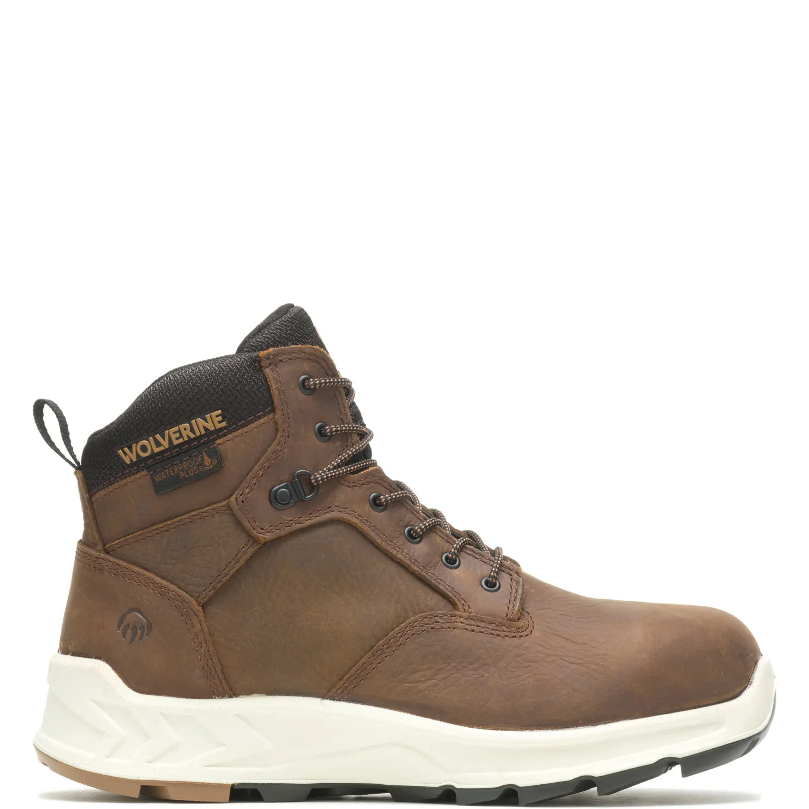 Wolverine Shiftplus LX Waterproof Mid Mens Brown Wide Work & Safety Boots