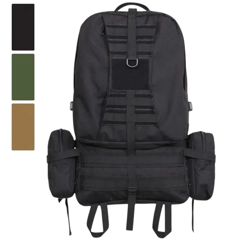 ROTHCO Global Assault Pack - 600D Polyester Military Tactical Backpack for Hunters and Hikers, Hydration Compatible with MOLLE and Rapid Access Pockets, Adjustable, 25 Inch X 14.5 Inch X 10 Inch