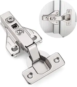 20 Pair Cabinet Door Hinges Soft Closing Full Overlay Concealed  Frame Corner Cabinet Hinges for Kitchen Cabinets
