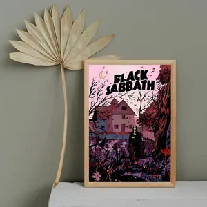 Album Cover Poster | Black Sabbath Print | Wall Decor | Music Gift | Room Decor|Framless Poster