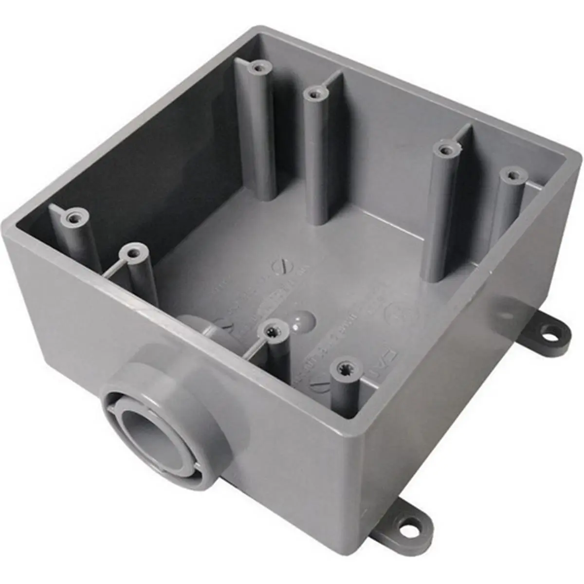 5133381U 0.75 in. PVC 2 Gang FSE Outdoor Switch & Outlet Box