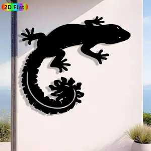 1pc Minimalist Axolotl Metal Wall Art, Minimalist Axolotl Statue Mural, Iron Craft, Perfect for Living Room, Garden, Zoo Corner Decor, Silhouette Wall Decor, Intricate Craftsmanship, Christmas Decor, Ideal Gift for Nature Lovers