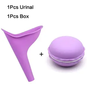 Portable Standing Female Urinal, Ergonomic Design Car Toilet, Portable Travel Toilet, Suitable for Camping and Outdoor Use, Durable Rubber Silicone Material, Compact Size, Easy to Carry