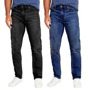 Men's2PackFlexStretchSlimStraightJeanswith5Pocket(Sizes,30-42)