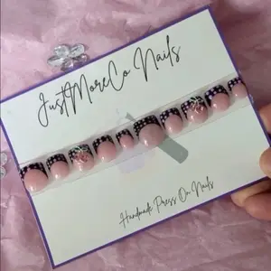 "Cherry Pop Dot" Press on Nails | Premium Gel-Based | Salon-Quality & Reuseable | 10pc Set