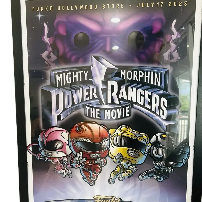 Power Rangers Print Poster - Funko Hollywood Origin, New, No Frame (Collectible Entertainment Wall Decor)
