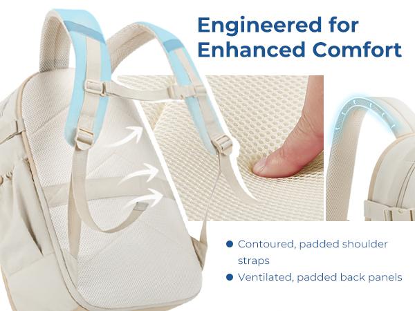 BAGSMART 17.3 Inch Carry On Travel 30L Backpack Travel Bag With Shoe Bag - Water Resistant Daypack for Men and Women TikTokShopHolidayHaul