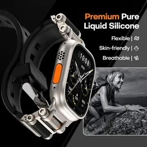 Tactical Band for Apple Watch Ultra, Durable Design, Perfect Fit, Enhances Style & Functionality, Ideal for Active Users