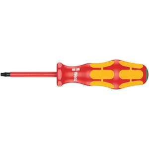 Wera 167 i VDE Insulated screwdriver for TORX® screws, TX 10 x 80 mm