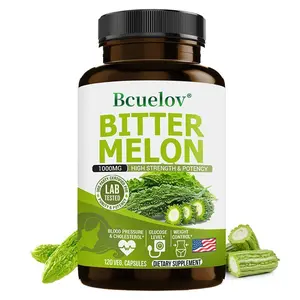 Bcuelov Bitter Melon Health Supplement,Supports blood sugar balance,120 Capsules