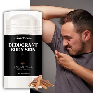 Long-Lasting Deodorant Stick, Rich in Sandalwood Extracts, Dry and Non-Sticky, No Marks, Gentle and Soothing, Portable Gift
