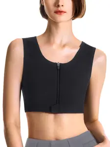 Women's Zipper Backless Vest Tops, Lightweight Comfortable Basic Design, Perfect for Casual Wear, Stylish Women's Clothing Essentials