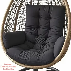 A Comfortable Hanging Chair Cushion, Perfect for Relaxing by The Pool, Made of Durable Polyester Fabric, Hand Wash Only, Outdoor Relaxation Accessory, Poolside Cushion, Patio Cushion (Chair Not Included, Cushion Only)
