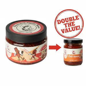 Cinnamon Pepper Sauce Spicy, Crunchy & Flavorful Trio Hot Sauce The Umami Sauce - Mild Heat from Red Chili Peppers,Umami Topping,Mild 7.5oz Savory Flavor Dip Vegan Chili Dip | Mild Heat | Perfect for Tacos & Hummus Dips | Premium Ingredients | Mixed sichu