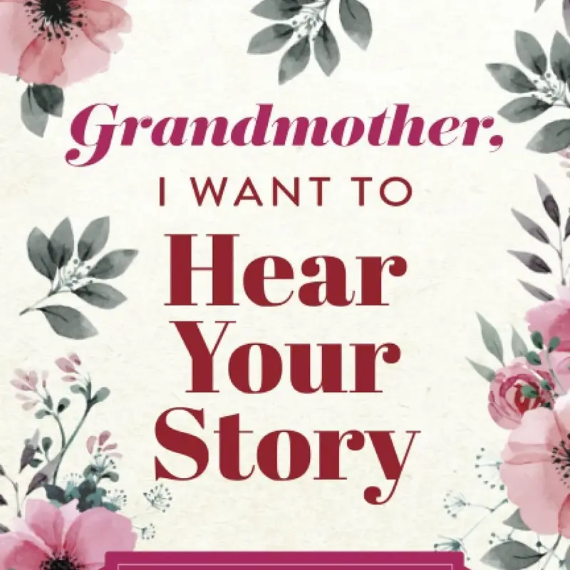 "Grandmother, I Want to Hear Your Story" Soft Cover Notebook Softback Paperback Journal by Jeffrey Mason - Family Paper Journaling Tool with 250 Prompts, Eye-Friendly Print, Perfect Gift for Grandmother for Grandparents' Day