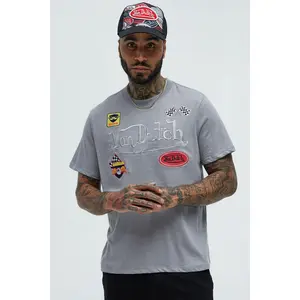Von Dutch Racing Short Sleeve Tee - Charcoal