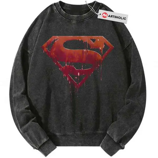 SuperMann Sweatshirt, Superheros Sweatshirt, Vintage Sweater 45742 1923