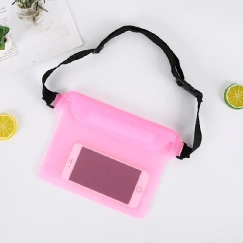 Waterproof Waist Bag, Crossbody Bag, Waterproof Belt Bag, Three-Layer Sealed PVC Design, Ideal for Rafting, Swimming, Outdoor Activities, Portable Storage Pouch, Waterproof Fanny Packs