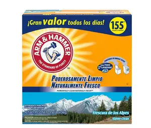 ARM & HAMMER Powder Laundry Detergent, Alpine Clean, 9.56 lb, 155 Loads