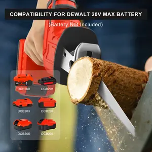 Reciprocating Saw One Handed Recip Kit  20V MAX Battery, 3 Variable Speed, Brushless Tool-Free Blade Change, 4 Saw Blades for Metal Wood PVC Cutting