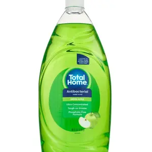 Total Home Antibacterial Hand Soap, Green Apple, 40 oz