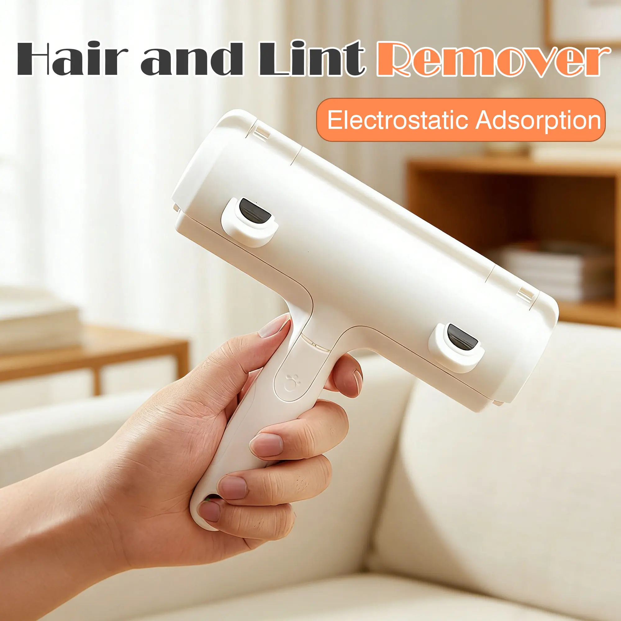 1 Count Multi-functional pet hair removal tools, Quickly removes cat and dog hair from sofas and carpets