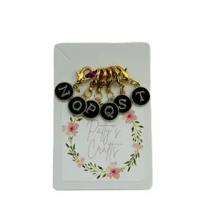 Small Lobster Clasp Letter Stitch Markers