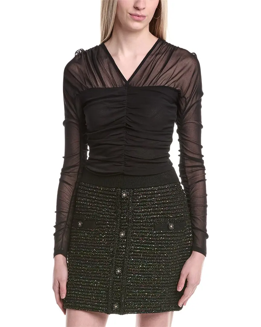 Milly Knit Angora & Wool-Blend Sweater Milly Knit Angora & Wool-Blend Sweater