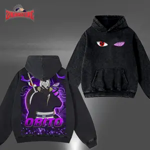 [Uchiha Fashion] Limited Obito Uchiha - ZagonStore Hoodie T-Shirt Sweatshirt, Retro Vintage Unisex Graphic 90s Cotton, Gift For Wibu, Anime Manga Y2K Streetwear