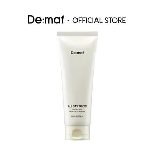[De:maf Official] All Day Glow I'm So Jelly Olive Oil Cleanser 5.07 fl. oz (150ml) | Summervibes | 75% Olive Oil Hydration | Deep Pore Cleansing | Oil Control & Mattifying | Daily Facial Wash