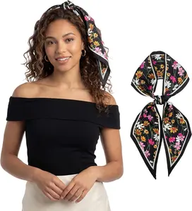 Hair Scarf for Women Like Silk Scarves Headband Neck Scarfs Twilly Purse Accessories