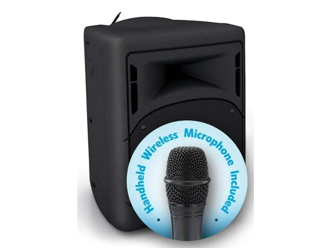 Oklahoma Sound PRA-8000-PRA8-5 40 watt Wireless PA System with Wireless Handheld Microphone