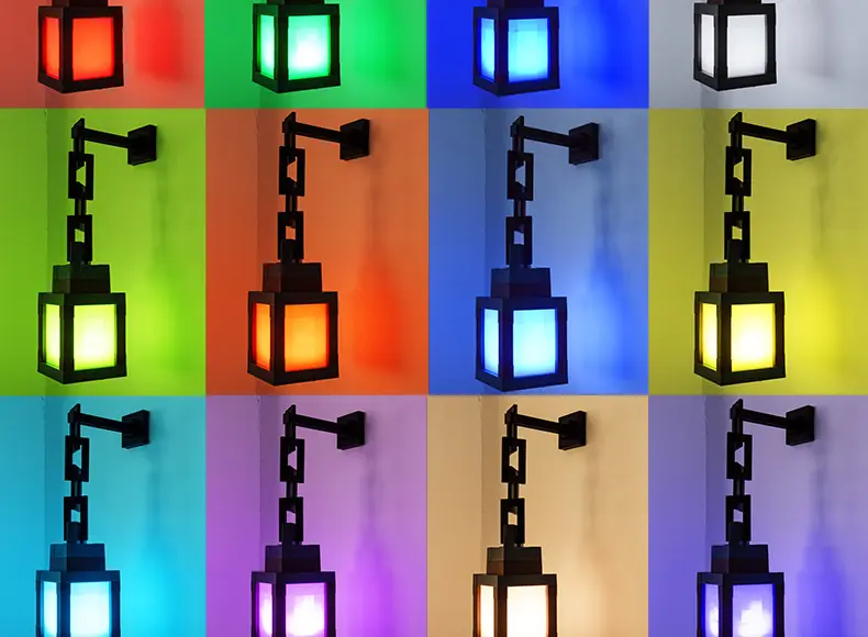 Product Introduction of DIYCOM Funny Pixel Soul Lantern Night Lamp RGB Changing Light Rechargeable Remote Control Handmade Design Four Lighting Modes for Bedroom Gaming Space Halloween Party Decoration Creative Birthday Gift 16 Color Remote Control Version 5