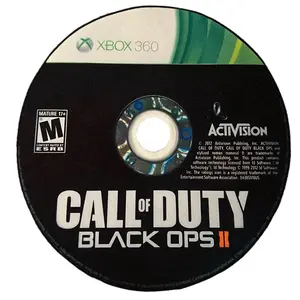 Call of Duty Black Ops 2 Custom CD Game Rug 3x3 Feet | Trendy Personalised Game Carpet | Round Decoration Area Mat |