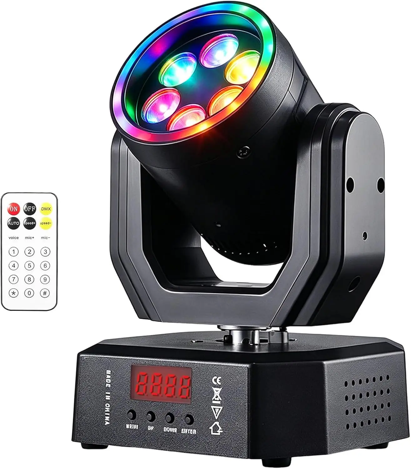 MDT 30W RGB Party Light, Strobe Light, Wireless Remote Control, Sound Control, Disco Light for Home Parties, Birthdays, Karaoke & Festive Atmosphere