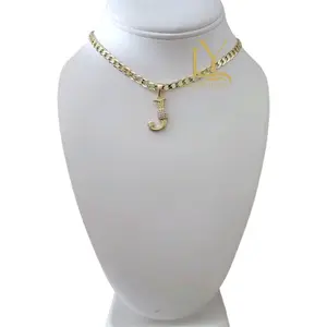 LaYaiBoutique #1415 14k gold plated initial necklace high quality