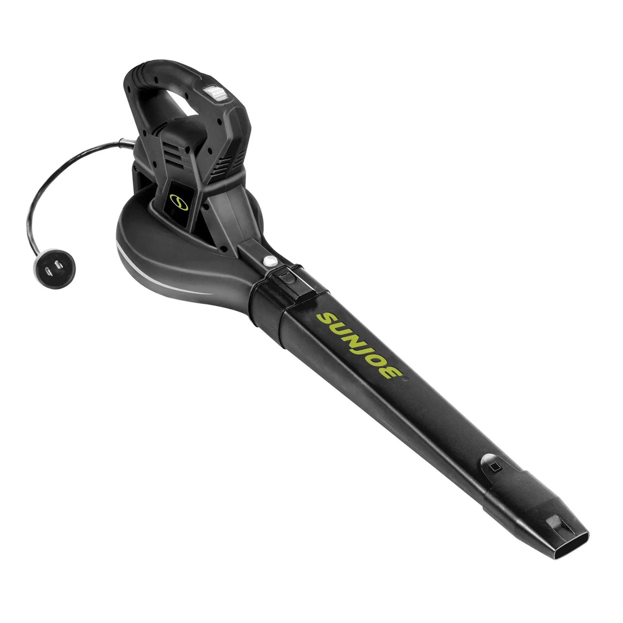 Sun Joe SBJ601E 120V 2-Speed Electric All-Purpose Blower with 100A Motor, 215 MPH Air Speed, and 240 CFM Airflow, Includes Concentrator Nozzle