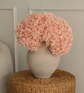 Real Hydrangea Preserved - Large Pink/Light Pink