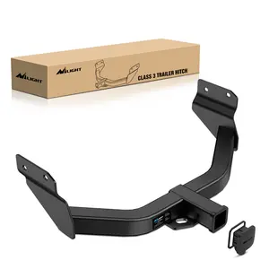 Nilight Class 3 Trailer Hitch Fits Dodge Durango 2011-2024 & Jeep Grand Cherokee 2012-2021 2-inch Hitch Receiver Multi-Fit Hitch to Receive Ball Mount Cargo Carrier Bike Rack Tow Hook Universal Automotive Accessories Truck Accessories Vehicle Accessories