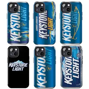 Keystone Light Inspired Case - Fishing & Mountain Art  - The "Stone" Case: Rugged, Smooth, & Ready for Adventure - Phone Cover for iPhone 7-17 Pro Max / for Samsung S21-S25 Ultra