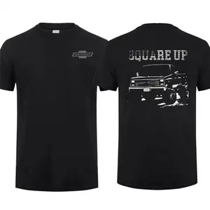 Squarebody Style Vintage Truck T-Shirt Bold Classic Pickup Graphic Tee Soft Cotton Casual Top for Men Truck Lover Gift