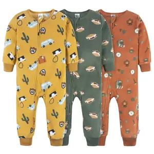 Toddler Boys' Footless Fleece Pajamas, 3-Pack