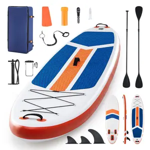 Inflatable Stand Up Paddle Board with Premium SUP Paddleboard Accessories,2-in-1 Paddle,Wide Stable Design,Non-Slip Comfort Deck for Adults & Youth of All Skill Levels