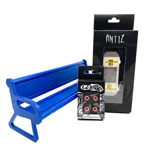 LC BOARDS FINGERBOARD $100 4TH JULY VALUE LOT - Pro Complete Metal Park Bench Urethane Wheels