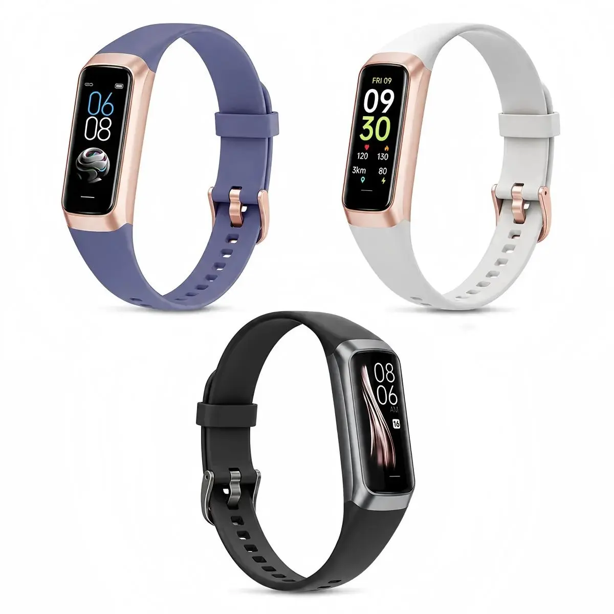 Fitness Tracker with Step Counter/Calories/Stopwatch, Activity Tracker, Health Tracker with Heart Rate Monitor, Sleep Tracker,1.10''AMOLED Touch Color Screen, Pedometer Watch for Women Men,Health Companion, Birthday Gift, Christmas Gift